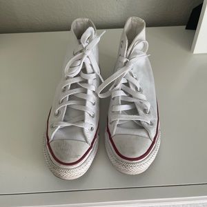 White high top converse